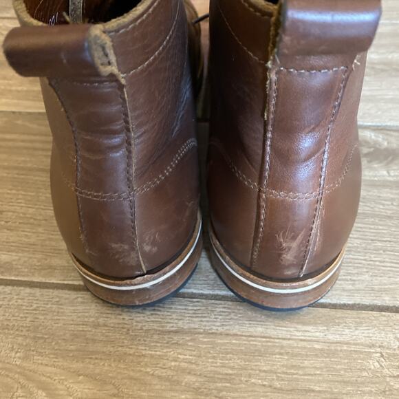Helm Boots Hand Made in USA All Leather Upper & Sole High Quality Mens Size 13D - Picture 5 of 13